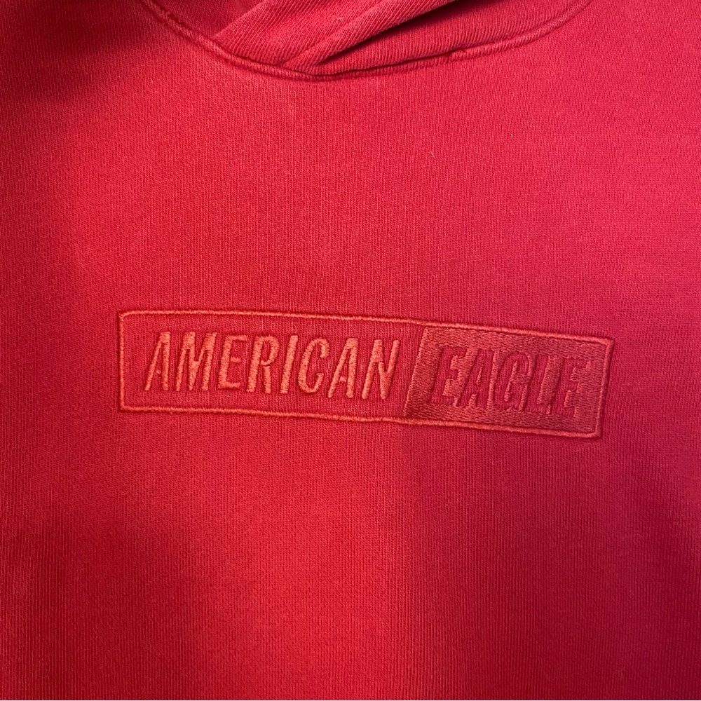 American Eagle men’s red hoodie - Picture 2 of 7